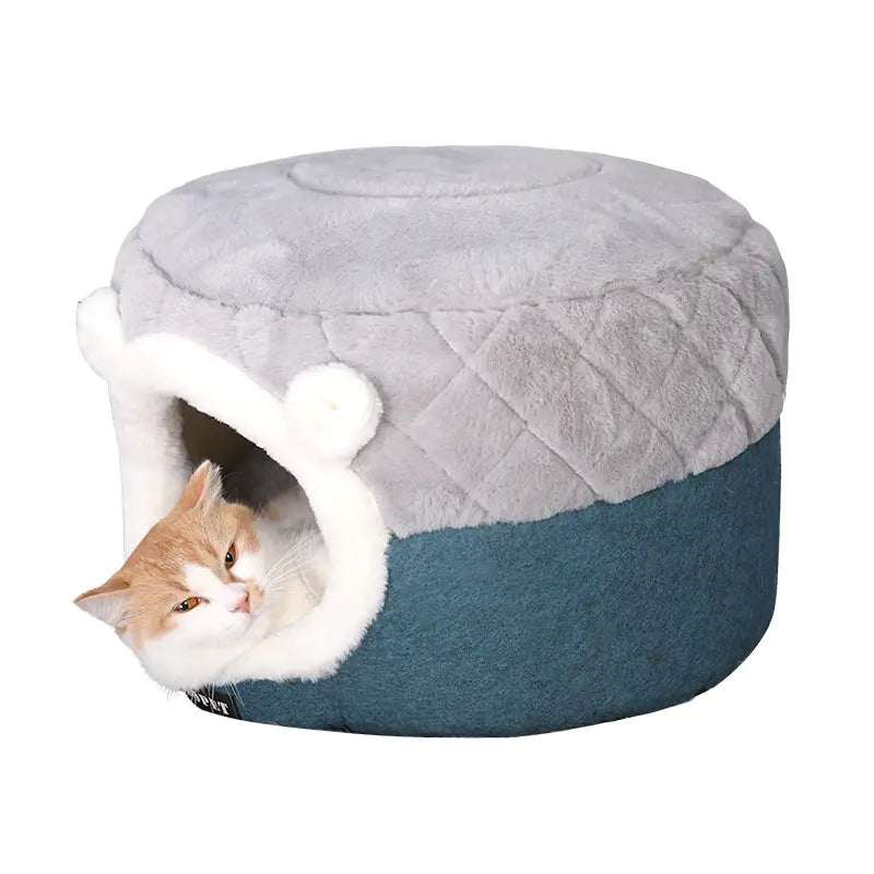 Reversible Quilted Warm Cat Bed