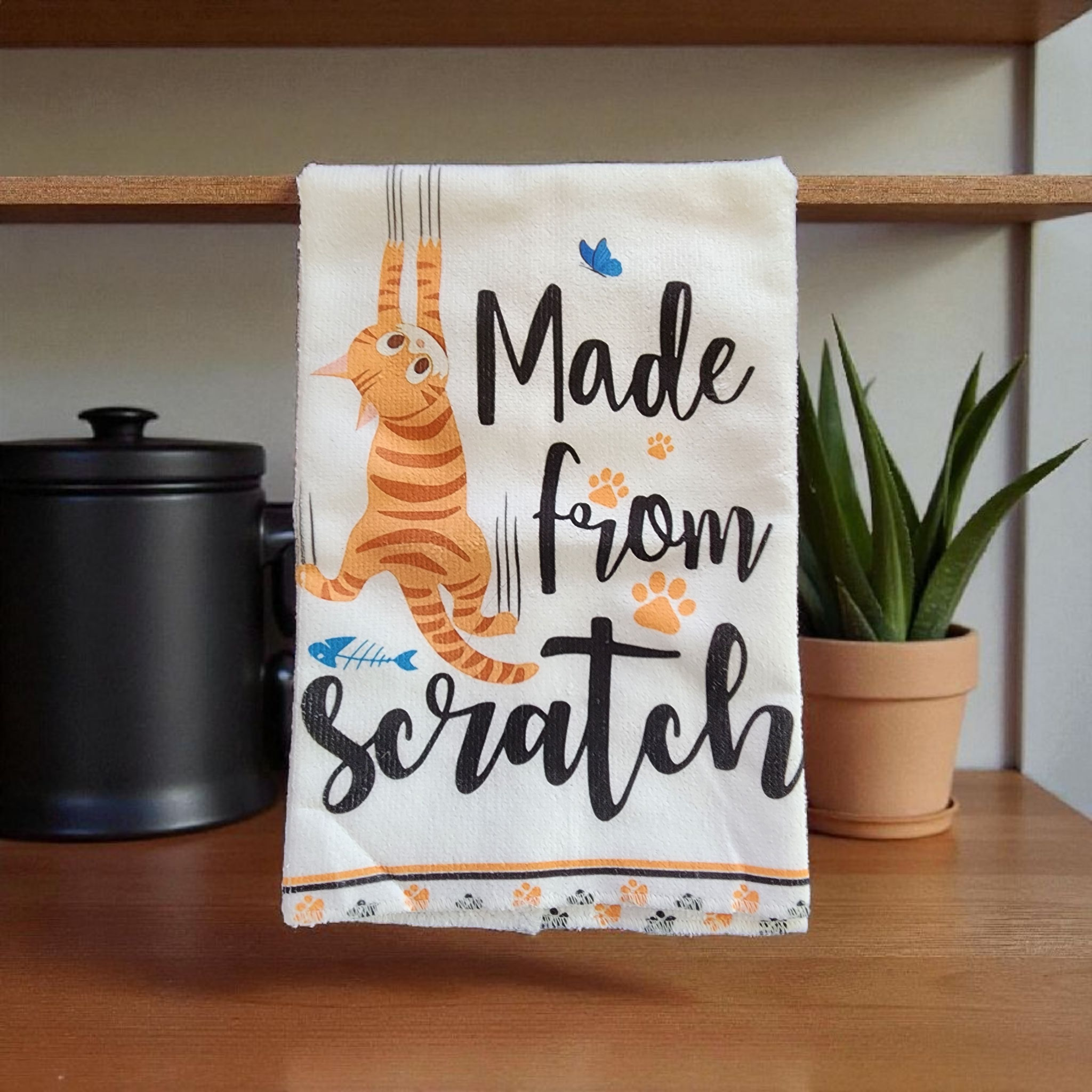 Cat Themed Kitchen Dish Cloth