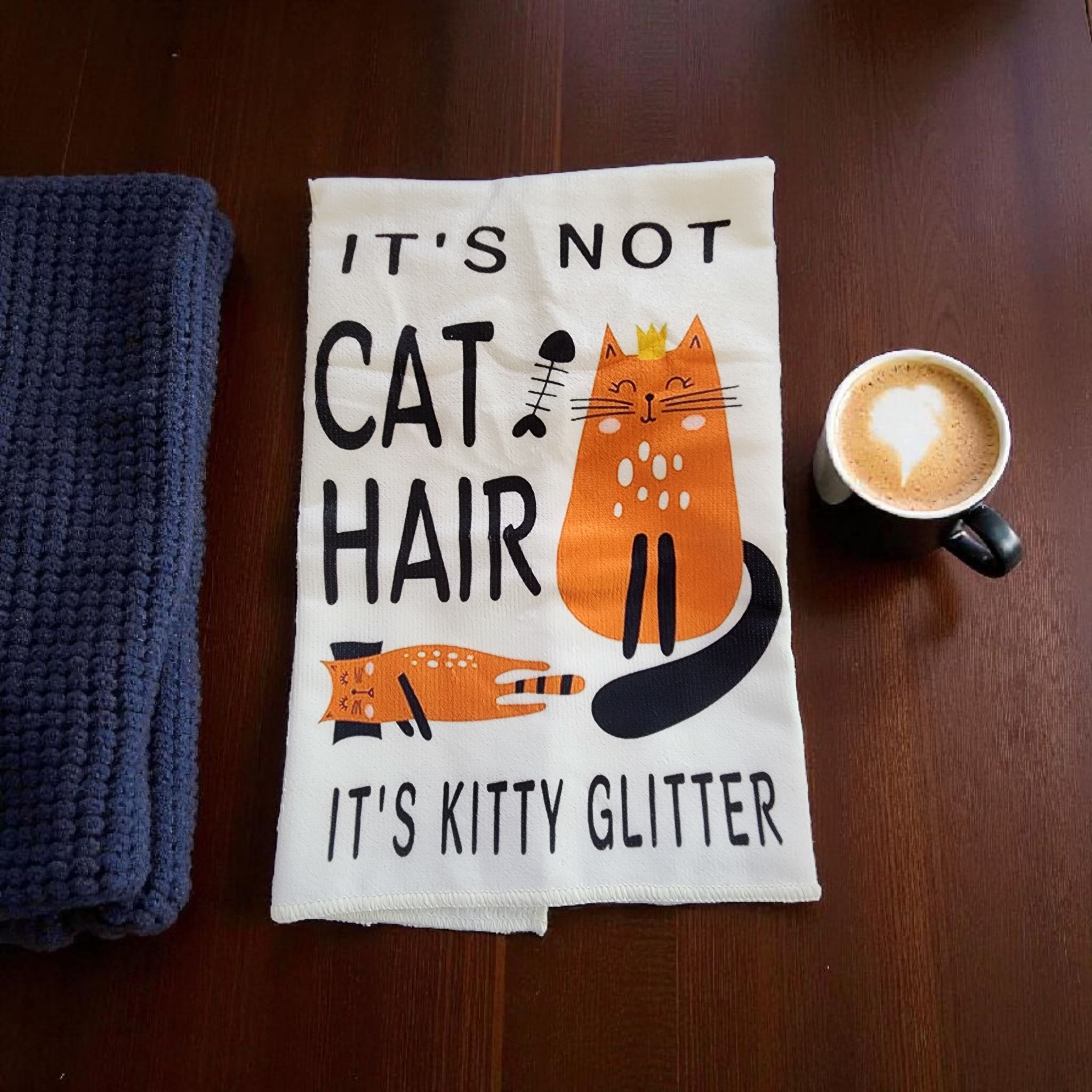 Cat Themed Kitchen Dish Cloth