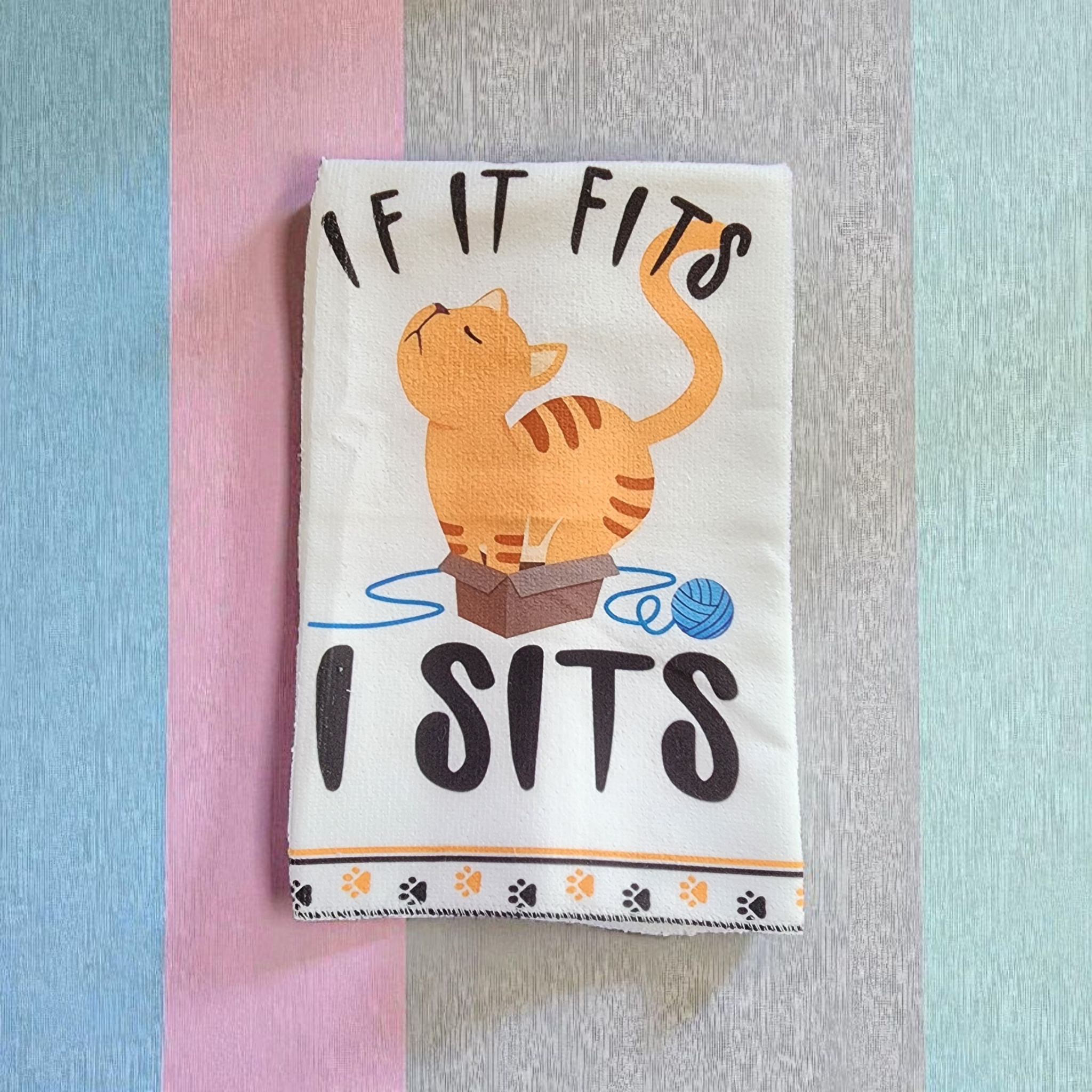 Cat Themed Kitchen Dish Cloth