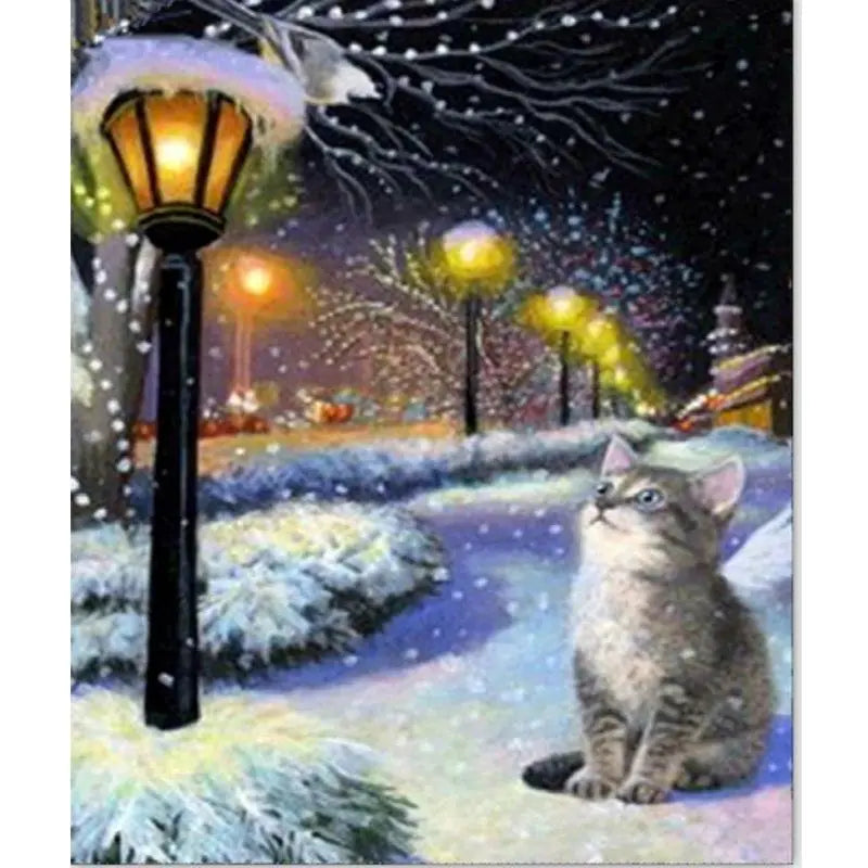 Diamond Painting Kit - Animal Theme with Cats