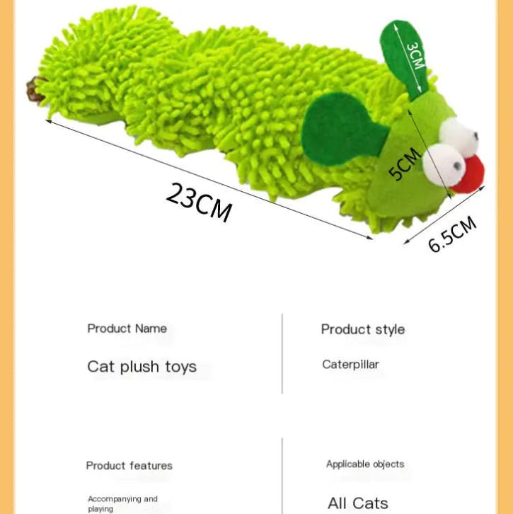 Catnip Caterpillar Toy - Feline the Love