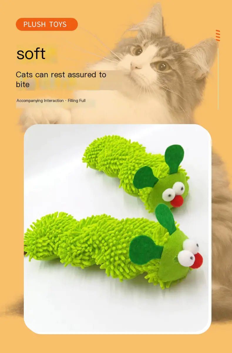 Catnip Caterpillar Toy - Feline the Love