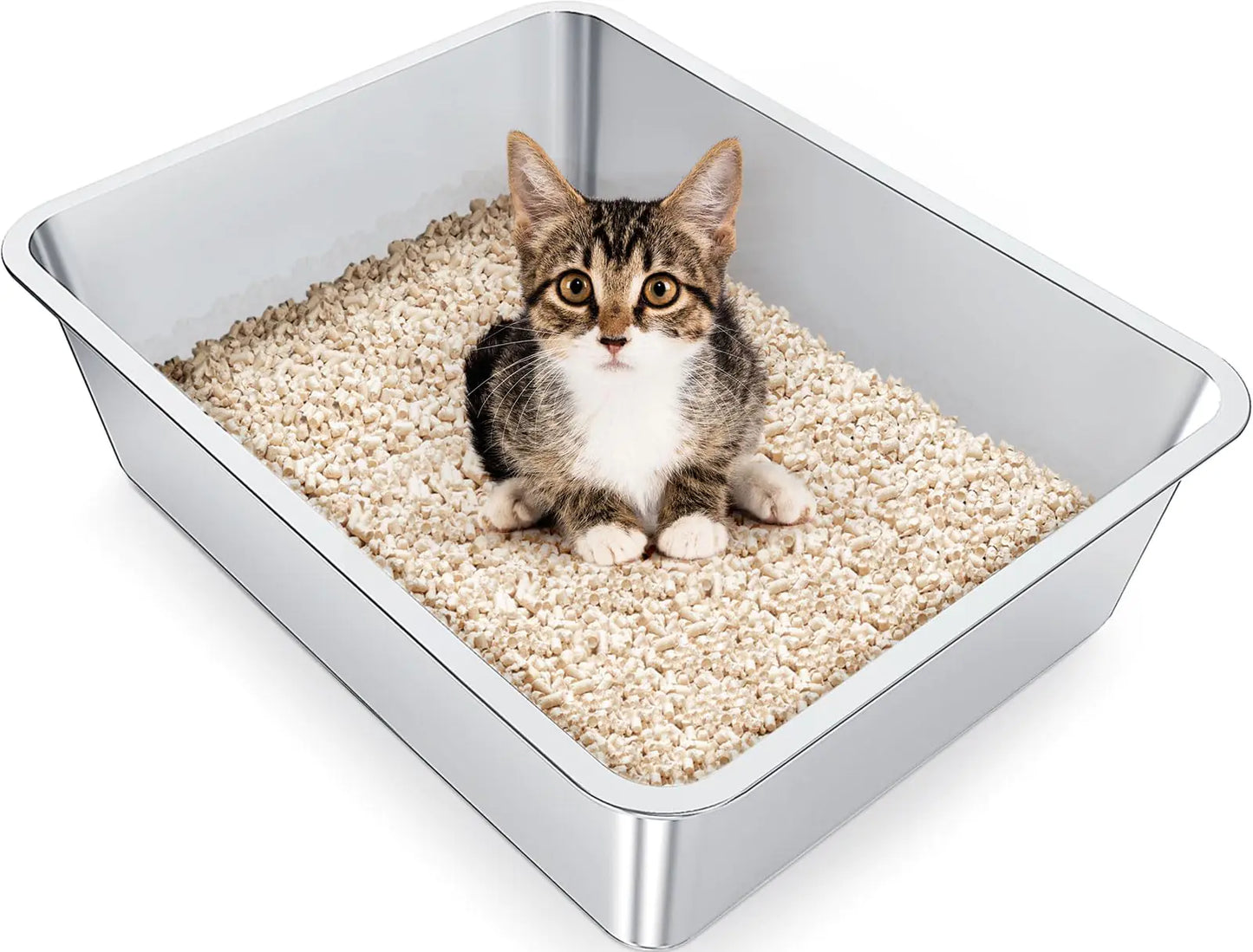 Stainless Steel cat Litter Box