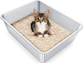 Stainless Steel cat Litter Box - Feline the Love