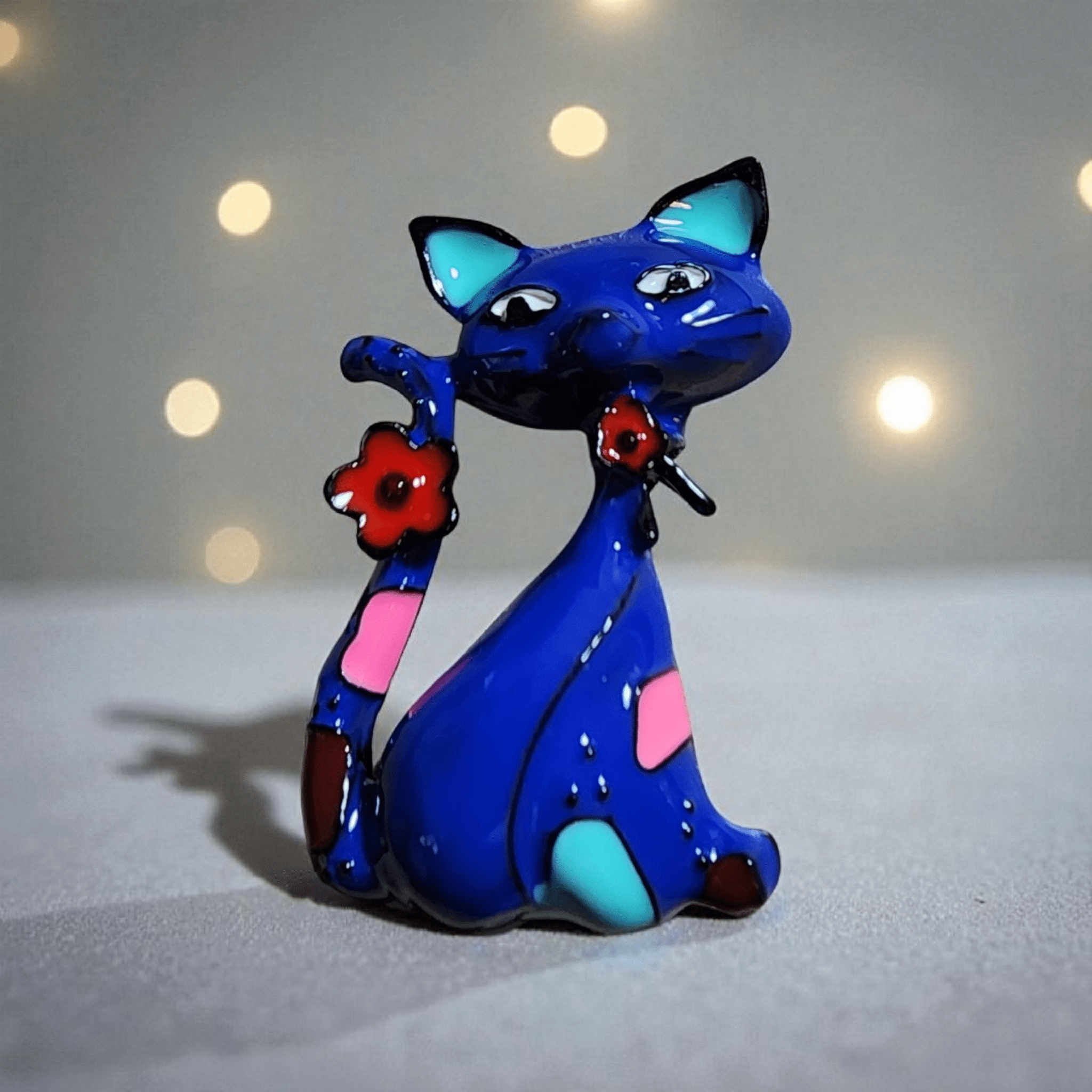 Whimsical Brooch - Feline the Love